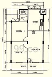 Blk 98 Toa Payoh Palm Spring (Toa Payoh), HDB 3 Rooms #589323671